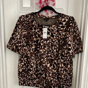 Stylish Animal Print Top